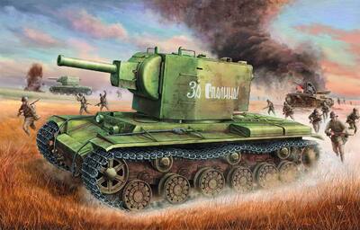 КВ-2 тяжелый танк - 00312 Trumpeter 1:35