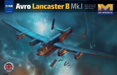 Avro Lancaster B Mk.I бомбардировщик - 01F005 HK Models 1:48