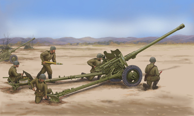Д-44 (85mm D-44) дивизионная пушка - 02339 Trumpeter 1:35