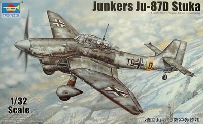 Ju-87D Stuka бомбардировщик - 03217 Trumpeter 1:32
