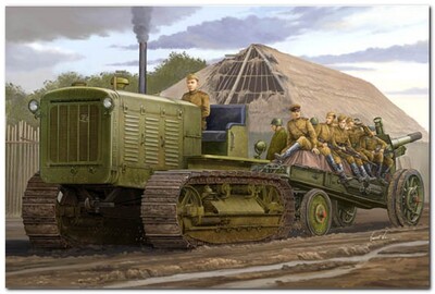 ЧТЗ С-65 Сталинец трактор - 05538 Trumpeter 1:35