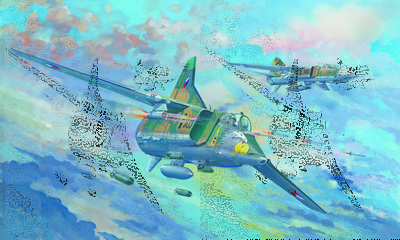 МиГ-23БН истребитель-бомбардировщик - 05801 Trumpeter 1:48