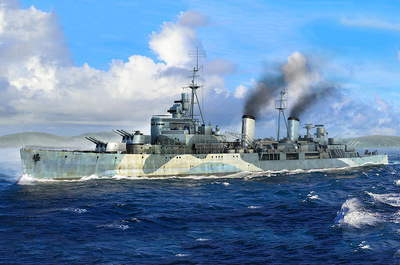 HMS Belfast 1942 легкий крейсер - 06701 Trumpeter 1:700