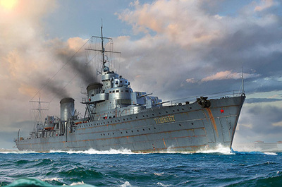 Ташкент Лидер эсминцев обр.1940 - 06746 Trumpeter 1:700