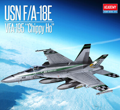 USN F/A-18E VFA-195 Chippy Ho - 12565 Academy 1:72