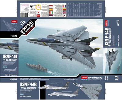 F-14B VF-103 Jolly Rogers - 12578 Academy 1:72