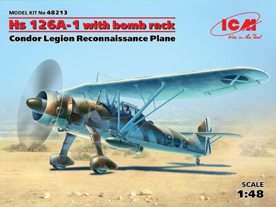 Hs.126A-1 (образца 1938) разведчик-корректировщик - 48213 ICM 1:48