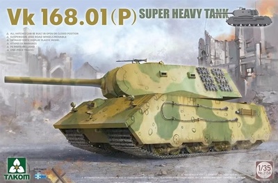 VK.168.01 (P) сверхтяжелый танк - 2158 Takom 1:35