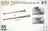 Sd.Kfz.182 King Tiger Porsche turret w/105m KwK 46 L/68 тяжелый танк - 2178 Takom 1:35