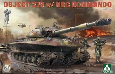 2188 Object 279 (Объект-279) w/NBC Commando Takom 1:35