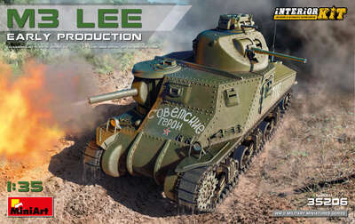 M3 Lee ранний танк с полным интерьером - 35206 MiniArt 1:35