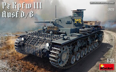 Pz.Kpfw.III Ausf.D/B средний танк - 35213 MiniArt 1:35