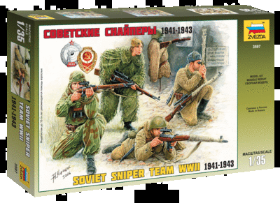 Советские снайперы - 3597 Звезда 1:35