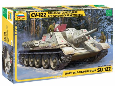 3691 Советский истребитель танков СУ-122 Звезда 1:35