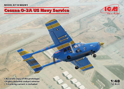 Cessna O-2A (Цессна О-2А) легкий самолет - 48291 ICM 1:48