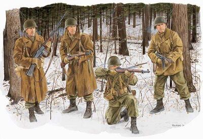 6163 US 101 Airborne Division (Bastogne 1944) Dragon 1:35
