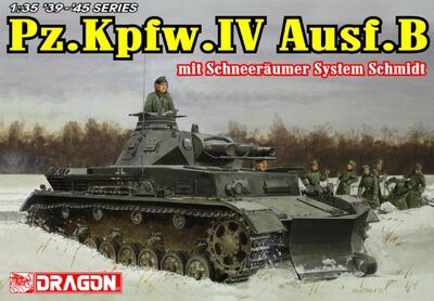 6764 Pz.Kpfw.IV Ausf.B mit Schneeraumer System Schmidt Dragon 1:35