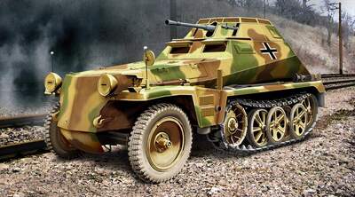 Легкая разведывательная машина SdKfz.250/9. Масштаб 1/72