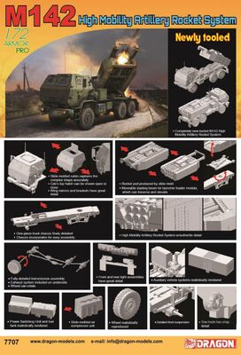 M142 High Mobility Artillery Rocket System (Химарс) - 7707 Dragon 1:72