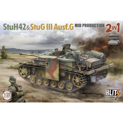 StuH-42&StuG III Ausf.G Mid 2in1 - 8017 Takom 1:35