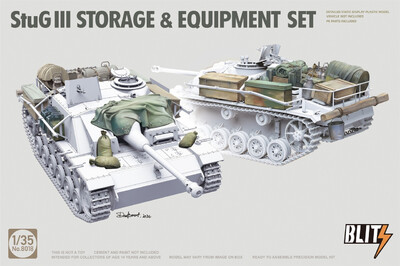 StuG III Storage & Equipment Set - 8018 Takom 1:35