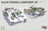 StuG III Storage & Equipment Set - 8018 Takom 1:35