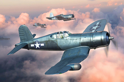 F4U-1A/2 Corsair (Корсар) палубный истребитель - 81788 Hobby Boss 1:48