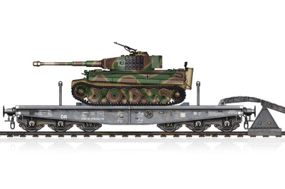 Schwere Plattformwagen Type SSyms-80 & Pz.Kpfw.VI Ausf.E - 82934 Hobby Boss 1:72