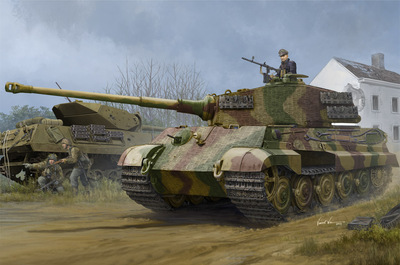 Pz.Kpfw.VI Sd.Kfz.182 Tiger II (Henschel 1944 Production) тяжелый танк - 84531 Hobby Boss 1:35