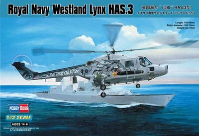 Royal Navy Westland Lynx HAS.3 - 87237 HobbyBoss 1:72