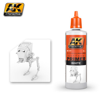 White Primer (Грунт белый) 60 мл - AK-177 AK Interactive