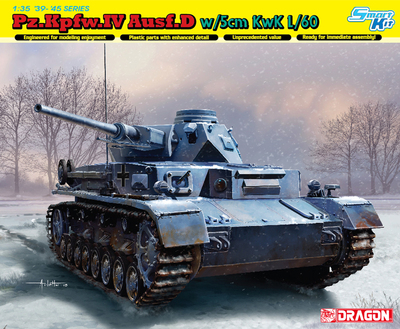 Т-IV (Pz.Kpfw.IV Ausf.D mit 5 cm PAK 38 L/60) опытный средний танк - 6736 Dragon 1:35