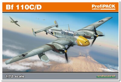 Bf 110C/D  тяжелый истребитель Zerstorer. 7081 Eduard 1:72