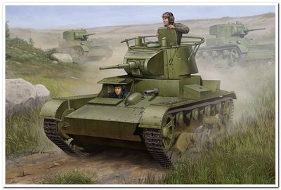 Т-26 легкий пехотный танк обр. 1938 г. 82497 Hobby Boss 1:35