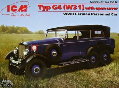 Typ G4 (W31) с открытым тентом - 35532 ICM 1:35
