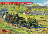 Ф-22 76-мм дивизионная пушка на конной тяге - 35802 ICM 1:35