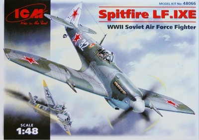 Spitfire LF IX истребитель ВВС Красной Армии - 48066 ICM 1:48