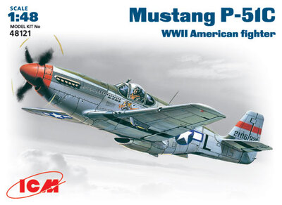 P-51C Мустанг истребитель USAF - 48121 ICM 1:48