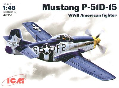 P-51D-15 Мустанг истребитель USAF - 48151 ICM 1:48