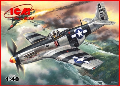 P-51K Мустанг истребитель USAF - 48154 ICM 1:48