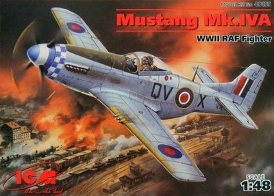 Mustang Mk.IVa истребитель RAF - 48155 ICM 1:48