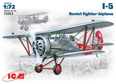 И-5 истребитель-биплан - 72053 ICM 1:72