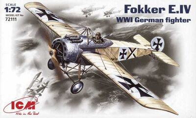 Фokkeр E-IV истребитель І МВ - 72111 ICM 1:72