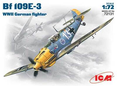 Bf.109E-3 истребитель Люфтваффе - 72131 ICM 1:72