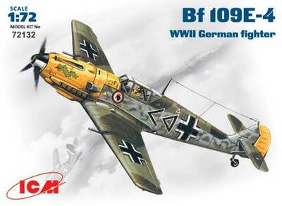 Bf.109E-4 истребитель Люфтваффе - 72132 ICM 1:72