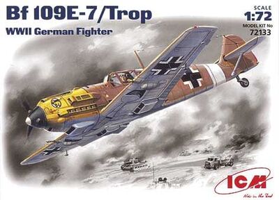 Bf.109E-7 /Trop (тропическая версия) истребитель Люфтваффе - 72133 ICM 1:72