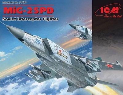 МиГ-25ПД истребитель-перехватчик - 72171 ICM 1:72