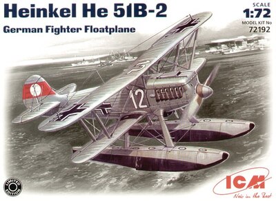 He.51B-2 истребитель-гидроплан - 72192 ICM 1:72