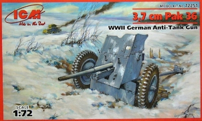 Pak 35/36 3.7 cm противотанковая пушка - 72251 ICM 1:72