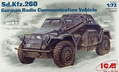 Sd.Kfz.260 бронеавтомобиль радиосвязи - 72431 ICM 1:72